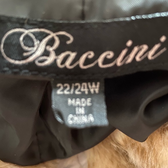 Baccini black faux leather biker jacket !! - Picture 4 of 4